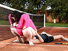 Extreme Bbw Pays By Facesitting Her Tennis Teacher