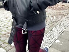 GERMAN SCOUT - Schlankes Alternative Teen mitten in Berlin getroffen und gefickt