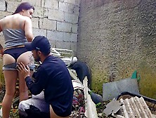 Stepsister Said Just Look... But Look What Happened! In A Vacant Lot