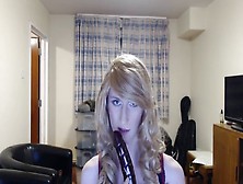 Blonde Gay,  Crossdresser,  Skinny Crossdresser