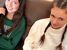 They picked up two beauties with a friend and fucked them hard.  Version 1