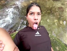 I Masturbate While An Unknown Latina Chick Watches Me And I End Up Fucking Her Very Hard Until She Gives A Big Squirt