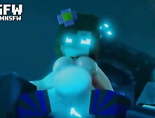 Hard Anal Fucking with Jenny and Warden Minecraft Animation