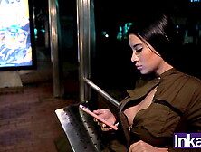 Ambar Pradax Colombian chick accepts hard fuck in exchange for not taking bus home