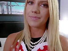 Blond Step-Mother's Doggy Style Creamped Hard - MILF Pornstar Candace Dare