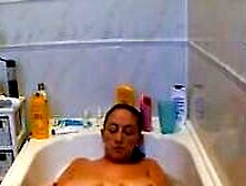 Busty Stepmom Shaves Pussy In Bath (Hidden Cam)