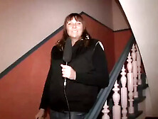 Blonde woman of German origins is interviewed to express the pleasure she is feeling with the cock in her pussy