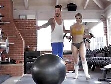 Perky Serena Bounces On Cock At The Gym