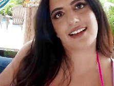 BackYard Orgy #2: Hot Middle Eastern MILFs Share Big Dick