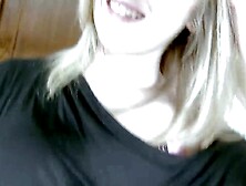 Precious screw in the kitchen with the youthful French blond Cristal Bardzo