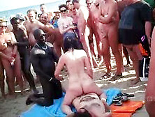 Group Fucking Love Making On The Beach - Gangbang