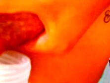 After 5 creampies I do a live show and the sperm makes me excited