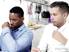 Presents - Hot Sexy Maid Dpd By 2 Lucky Hard Cocks With Alberto Blanco And Taylor Sands