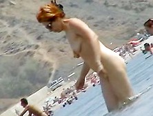 Women Caught Going In And Out Of The Water With A Spy Cam