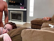 Hawt Blond Easter Bunny Alaina Taylor Gets Giant Shlong & Creampie