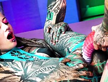 Tattooed Freaks Enjoying Wild Girls Only Fun With Sex Toys