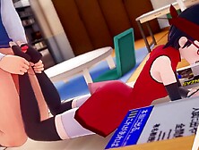Sarada Footjob in Hokage Abode Boruto