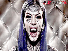 Tattooed ghost Amber Luke wants to shag