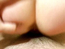 Menstrual cocktail on my dick.  POV