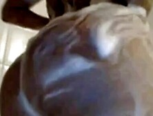 Big-Booty Latin Babe with Massive Boobs Fucks in Steamy Bathroom