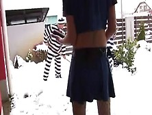 Honey receives gang team-fucked by 3 old boy-friends