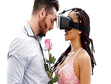 Vrbangers Hot Ebony Fucked Hard On Valentines Day Girl Vr