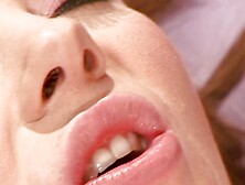 She was doing some crazy stuff at the beginning but later she got drilled hard