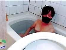 [From FC2 Live] Homemade hottie OL has been live-streamed from the bath at home.