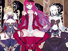 【KKVMD MMD】Girl's Day - Expectation アルトリア〔ランサー〕 妖精騎士トリスタン モルガン【FateGrand Order】