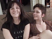 Lesbian hotties enjoy their toys