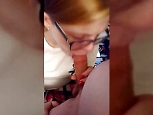 Cums on Donut Hair Bun Jizz on Long Silky Hair