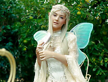 Petite blondie babe showed stunning body