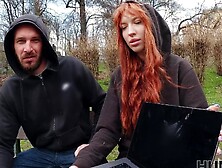 Two cute teens Charlie Dean and Lilly Mays making love