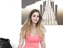 Fake Agent Hot Brit Stella Cox gets her tight pussy fucked