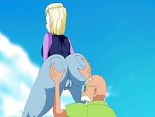 Android Quest For The Balls - Dragon Ball Part One - Android 18 Having Fun