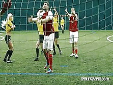 PRIVATE Private. com - Ana Rose & Cayla Lions Do Locker Room Orgy!