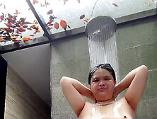 Curvy Bbw Asian Shower