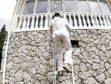 MILLIONAIRE MILF + CHEATER+ RIDES THE MAINTENANCE BOY WITH MEATY DICK