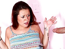 Awesome gloryhole oral sex session with a big-boobed Tahlia Palmer