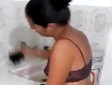 I Find My Step Sister-In-Law In The Kitchen Washing Dishes And I Stick My Penis Straight Into Her Pussy Until I Ejaculate