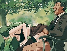 Busty Green Haired Babe Loves Getting Her Hairy Pussy Eaten in 69 Position