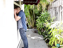 Naughty Daughter Ivy Aura Gets Creampied by Her Dad's Friend