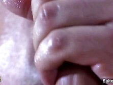 Sexy homo athlete Adam Hart masturbating