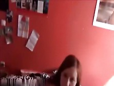 Fucking a gorgeous redhead girl