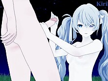 Hatsune Miku (25-Ji,  Nightcord De. ) And I Have Intense Sex.  - Project Sekai Vocaloid Hentai