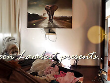 Super hot petite blonde cheerleader a short miniskirt and a see through top to show her tits flash pussy under her short skirt