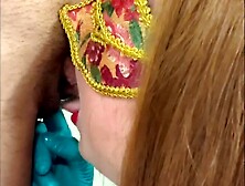 She Sucks My Clit and Fingers Me.  Helping me SQUIRT! Huge Clit Oral Sex