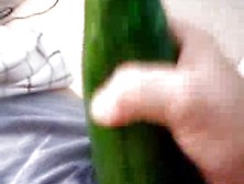 Cucumber Fun As A Fleshlight