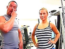 A Blonde Babe With A Perfect Body Wants To Try Fucking Her Gym Partner