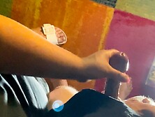 Amateur handjob big cum